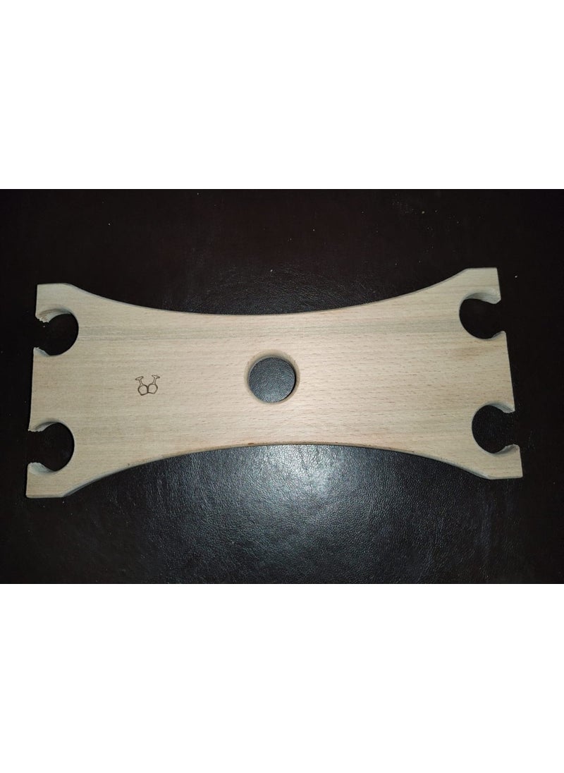 Belcemeşe Decorative Wooden Wine Rack Beech  - Image 2