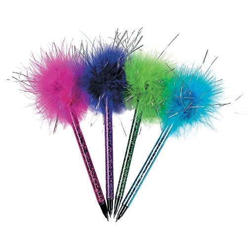 Fun Express Marabou Pens (1dz) - Image 1