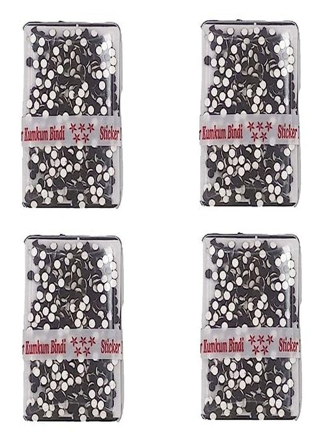 Delightfull Wears Black Bindi |Tikali |Sticker Bindi| Daily Use Simple Forehead Bindi For Women - Pack Of 6 Boxes - Image 3