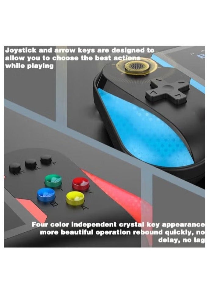ساب وحدة تحكم ألعاب كلاسيكية محمولة باليد X7M للأطفال وحدة تحكم ألعاب صغيرة ريترو مع 500 لعبة كلاسيكية تدعم اتصال التلفزيون واثنين من اللاعبين للأطفال - Image 3