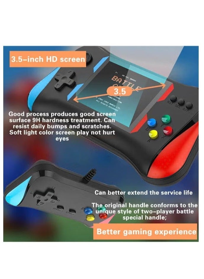 ساب وحدة تحكم ألعاب كلاسيكية محمولة باليد X7M للأطفال وحدة تحكم ألعاب صغيرة ريترو مع 500 لعبة كلاسيكية تدعم اتصال التلفزيون واثنين من اللاعبين للأطفال - Image 2