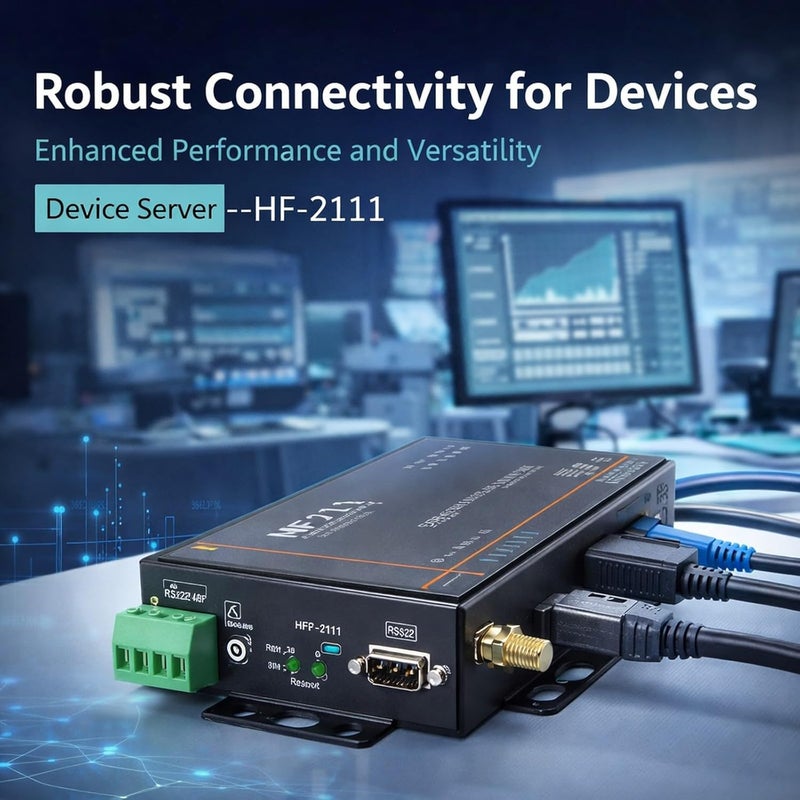 GPRS Serial Device Server Converter, Serial to RS232 / 422/485, DC9-36V - Durable Aluminum Alloy, / UDP Protocol, Industrial Communication Solution - Image 3