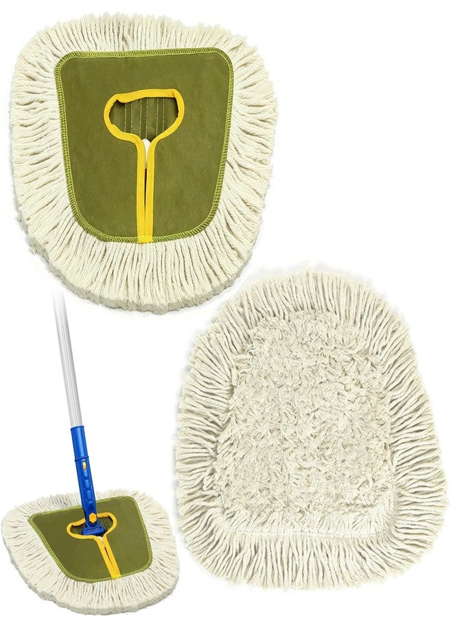 SOBONNE Commercial Wedge Dust Mop Head Replacement for Cleaning - Image 1