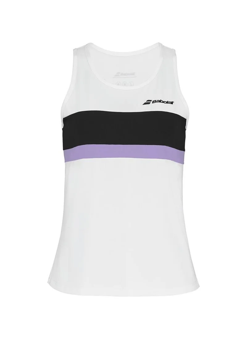 بابولات Babolat Padel Padel Tank Woman-6Ws25073-1000, Color - White, (French Brand)