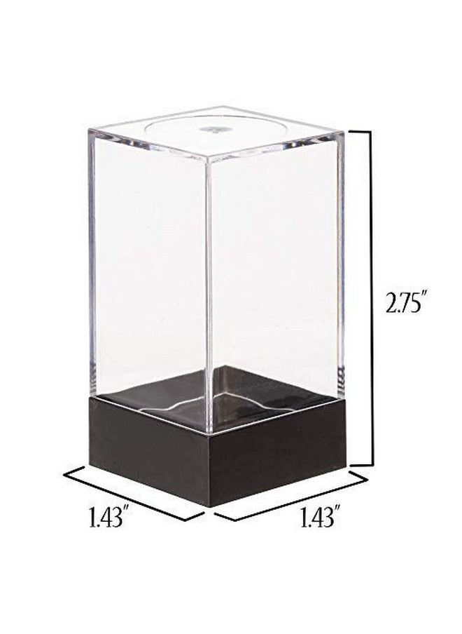 Wiz Dice Wiz Dice - Dice Boxes - Clear Acrylic Display Box for Storage of Figurines, Collectibles, DnD Dice Set, Other Valuables - 1.43" x 1.43" x 1.75" - 10 ct  - Image 4