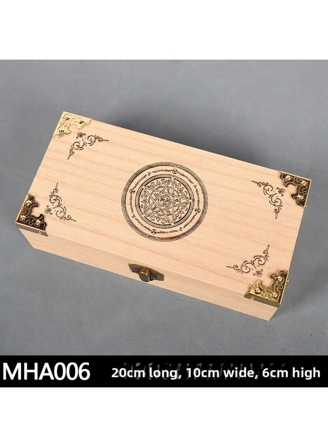 صندوق تاروت خشبي، بطاقة جديدة عبر الحدود، صندوق خشبي، ملحقات رمز لوين، طاولة شطرنج وبطاقة، ملحقات لعبة الطاولة