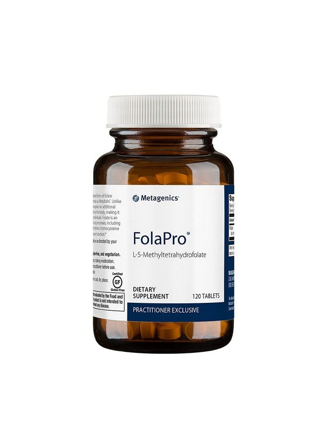 Metagenics - Folapro Methylated Folate Supplement To Help Support Essential Body Processes 120 Servings - Image 1