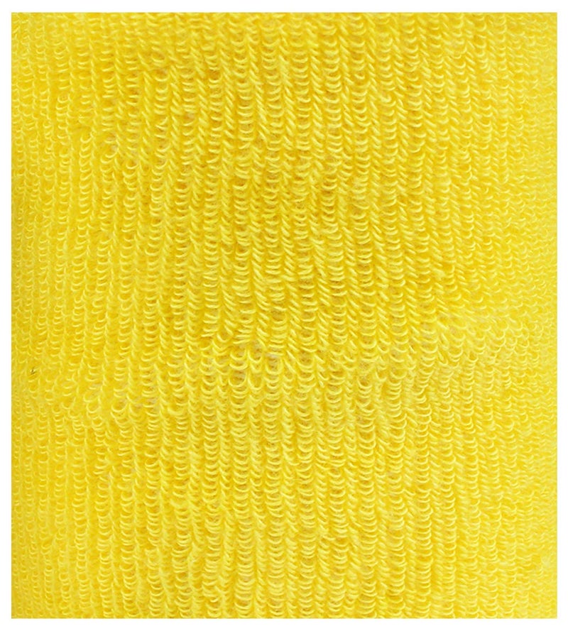 Neska Moda Unisex Yellow and Purple Pack of 2 Cotton Wrist Band - Image 4
