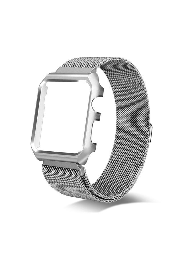 NIBEMINENT Protective Case For Apple Watch 40mm Silver/Clear  - Image 5