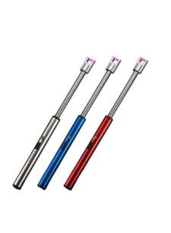 Rechargeable Electric Lighter with Flexible Neck - Blue - Image 4