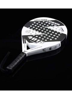 CAMEWIN Padel Tennis Racket Carbon Fibre Diamond Shape White And Black  - Image 2