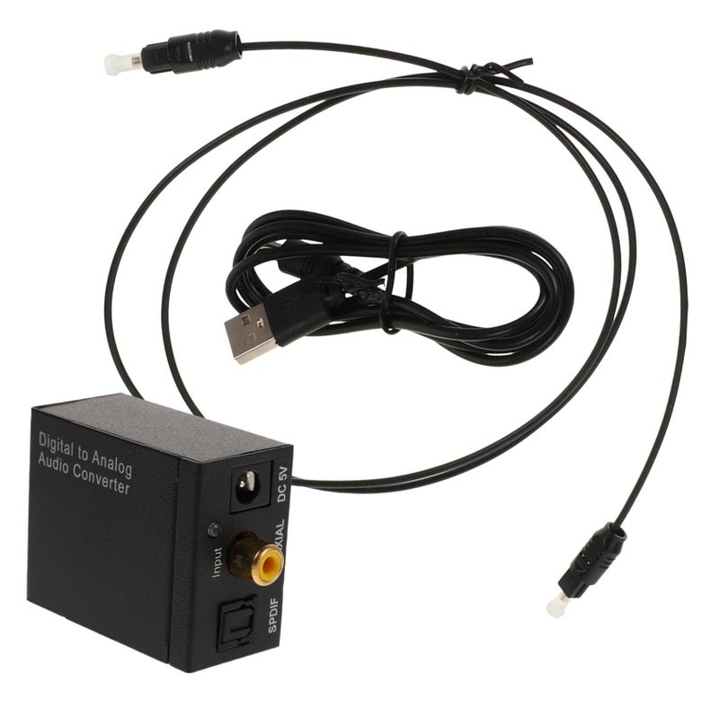 Optical to Analog Audio Converter with 3 5mm Jack for TV Sound System Home Theater - Image 2