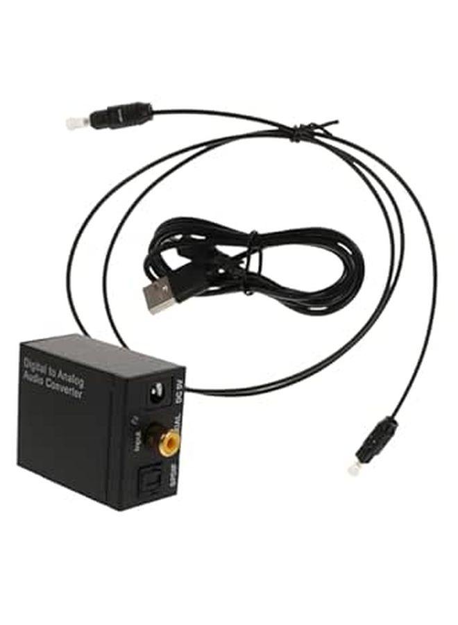 Optical to Analog Audio Converter with 3 5mm Jack for TV Sound System Home Theater - Image 1