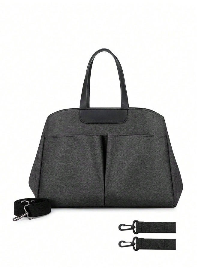 MIXDE Baby Diaper Bags,Large Capacity Baby Bag for Mother,Waterproof Diaper Changing Totes,Portable Mommy Bag with Adjustable Shoulder Strap  - Image 1