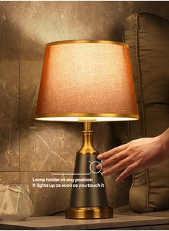 Sharpdo LED Home 3-Color Dimming Table Lamp, Touch Sensor Bedside Lamp  - Image 2