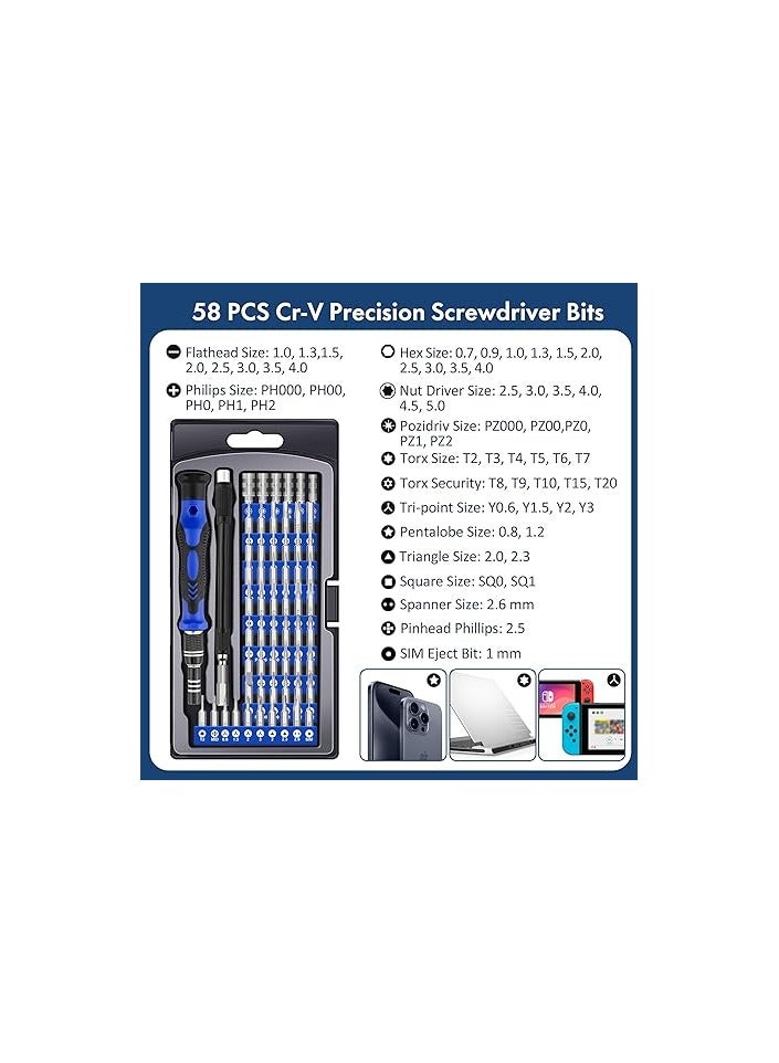 XOOL Professional Computer Repair Tool Kit, Precision Laptop Screwdriver Kit - Image 4