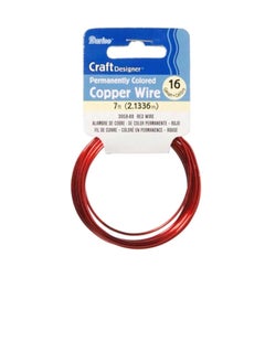 Darice Craft Wire 16 Gauge Red 7 feet  - Image 2