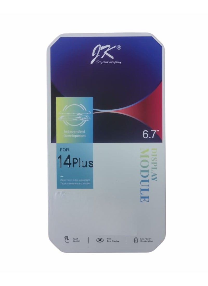 JK LCD screen for Apple iPhone 14 plus black  - Image 1