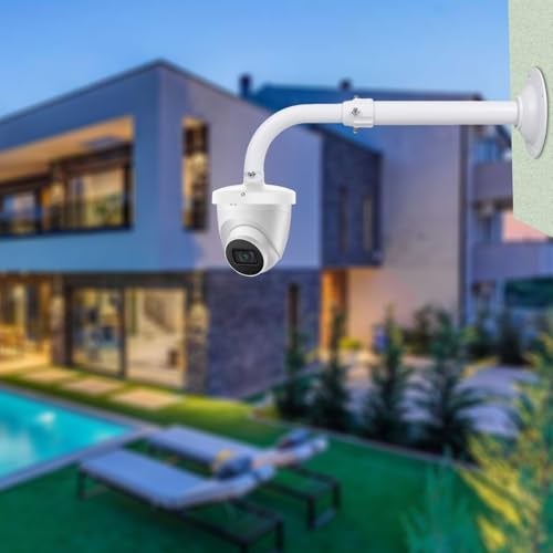 WiTi Security Camera Mount Bracket 6 inch Base,15.7inch-23.6 inch Extendable J-Pole Compatible with Reolink Amcrest IP Cameras, Solid Metal Mounting Bracket for Camera System Outdoor and Indoor - Image 3