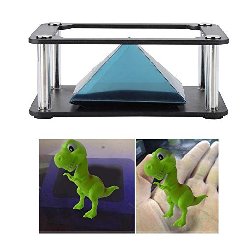 ciciglow Smartphone 3D Hologram Projector, 3D Projector Stands Projector Pyramid, 360-Degree Images, for any Smartphone 3.5-6inch Mobile Smartphone Hologram(cylinder) - Image 4