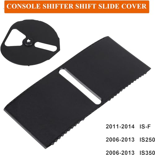 E-Vniko Shift Slider Center Console Slide Cover Compatible for Lexus IS250 IS350 2005-2013 Replace Gear Shift Position Slide Cover 35975-53020 - Image 2