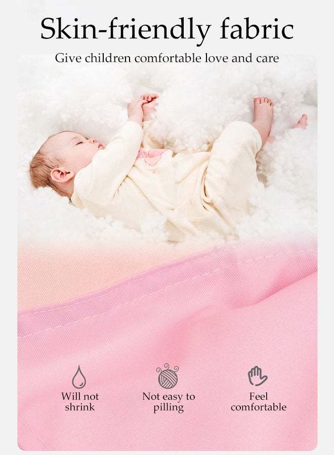 DUNISO خيمة لعب للأطفال، بيت لعب للأطفال، خيمة قلعة داخلية وخارجية للأولاد والبنات (وردي) - Image 4