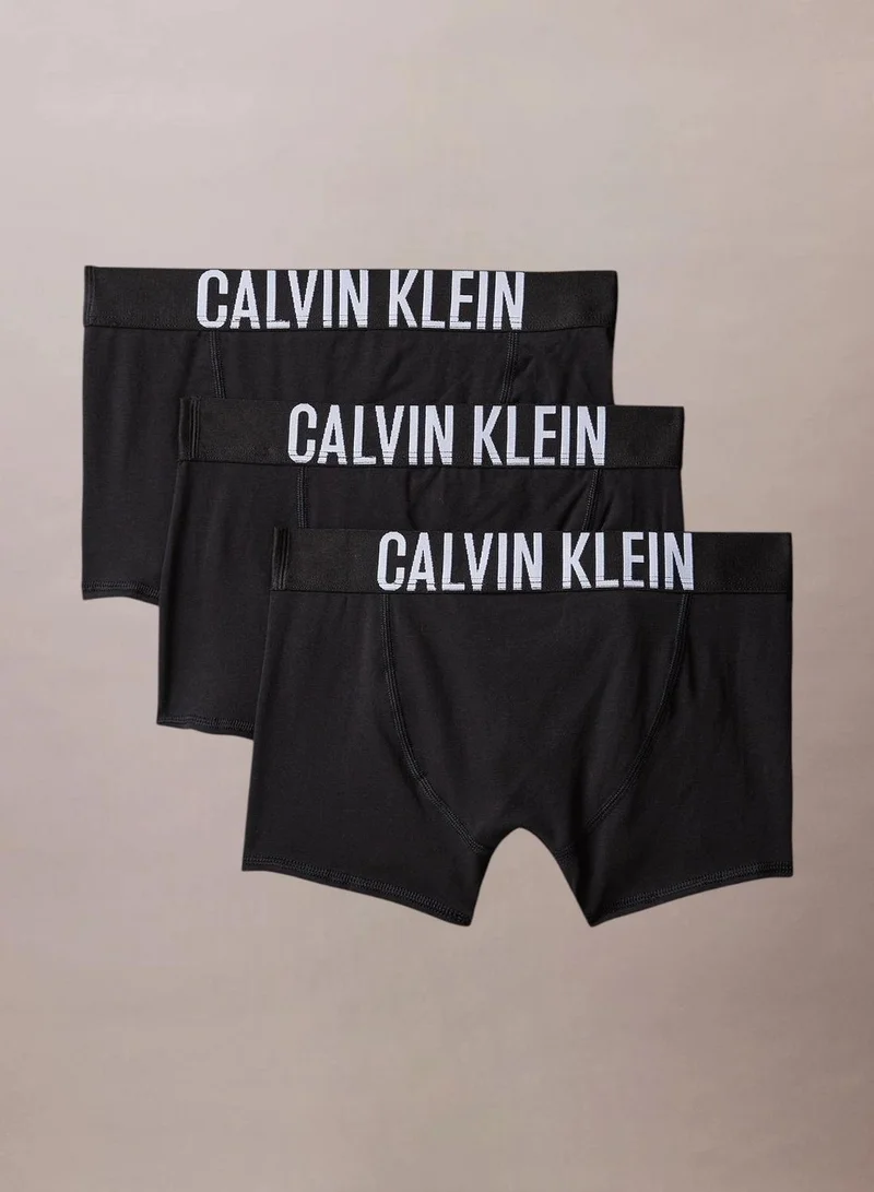 Calvin Klein Jeans 3 Pack Boys Trunks - Intense Power
