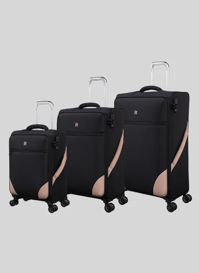 ماتلان IT Luggage Black Soft Suitcase
