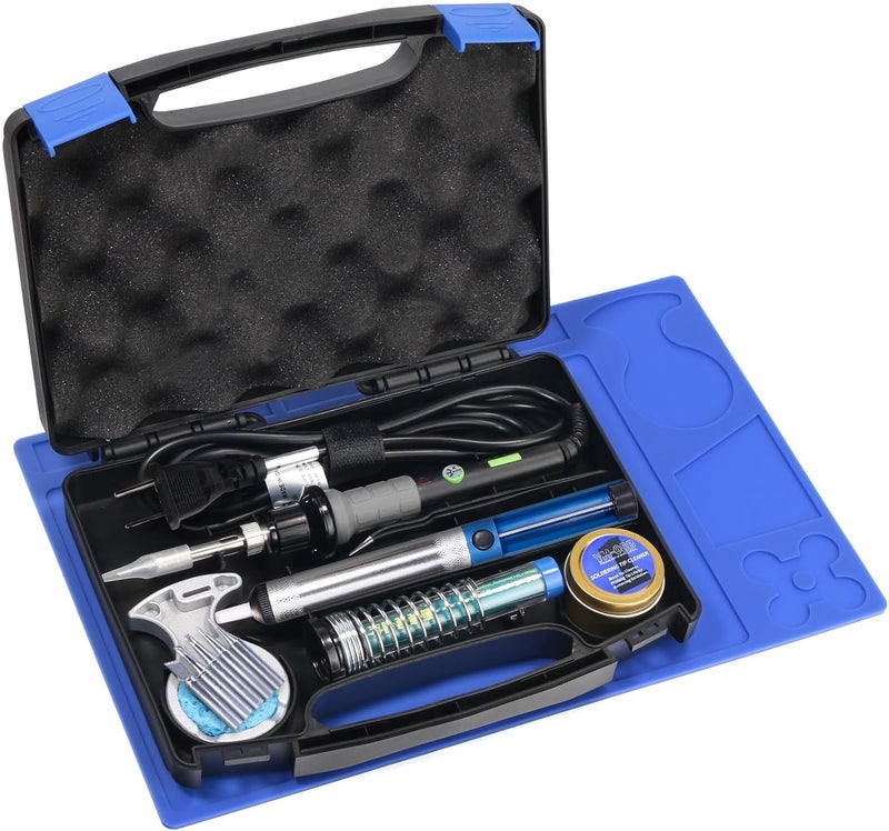 YIHUA 947-V Soldering Iron Kit with LED Lights, Temperature Control, and Accessories - Image 1