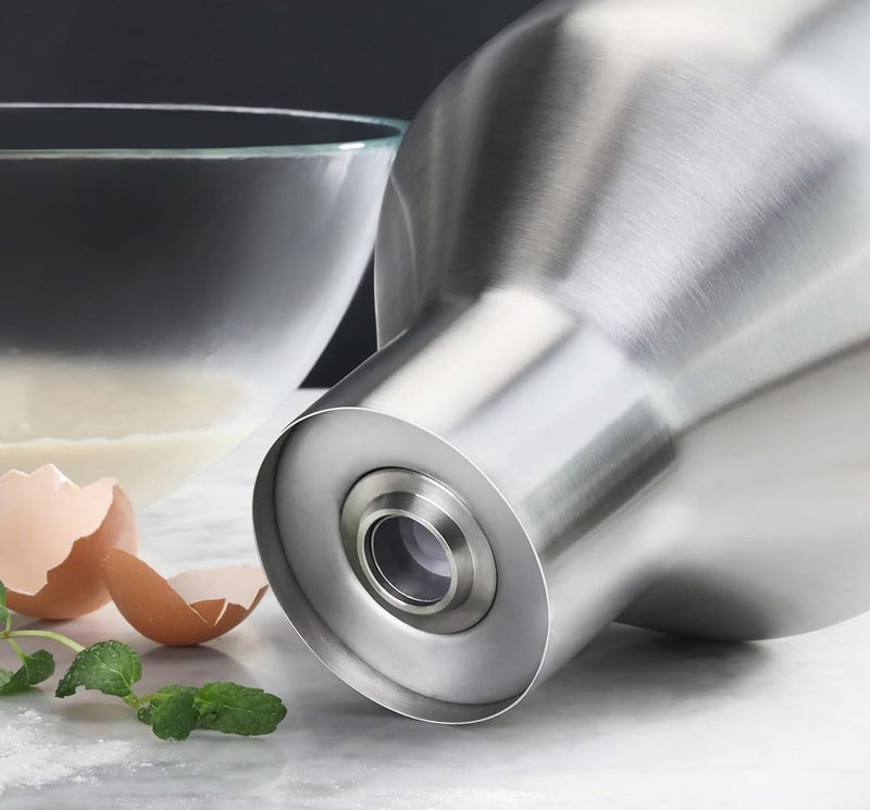 New Star Foodservice 37470 Commercial Grade Stainless Steel 18/8 Pancake Dispenser with Stand, Silver - Image 2