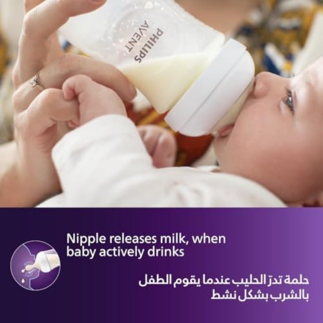 Avent Philips Avent Natural Response 125ml, Baby Feeding Bottle, BPA Free, 0 Months+ - Image 3