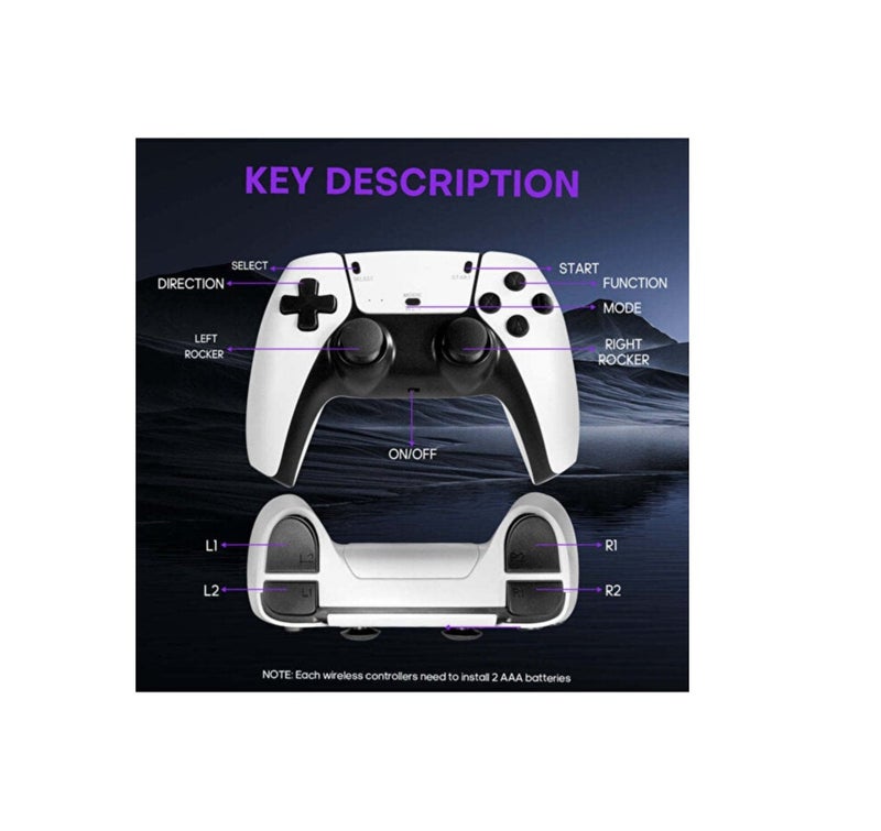 2.4G Wireless Game Controller Dual Pack – USB Gaming Joysticks for PC & Android TV - Image 2
