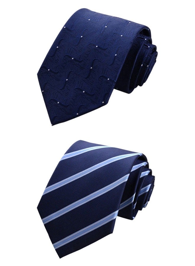 وهاواي 4pcs Men's Ties Solid Color Formal Mens Neckties 8cm for Business and Wedding Color Assorted - Image 2