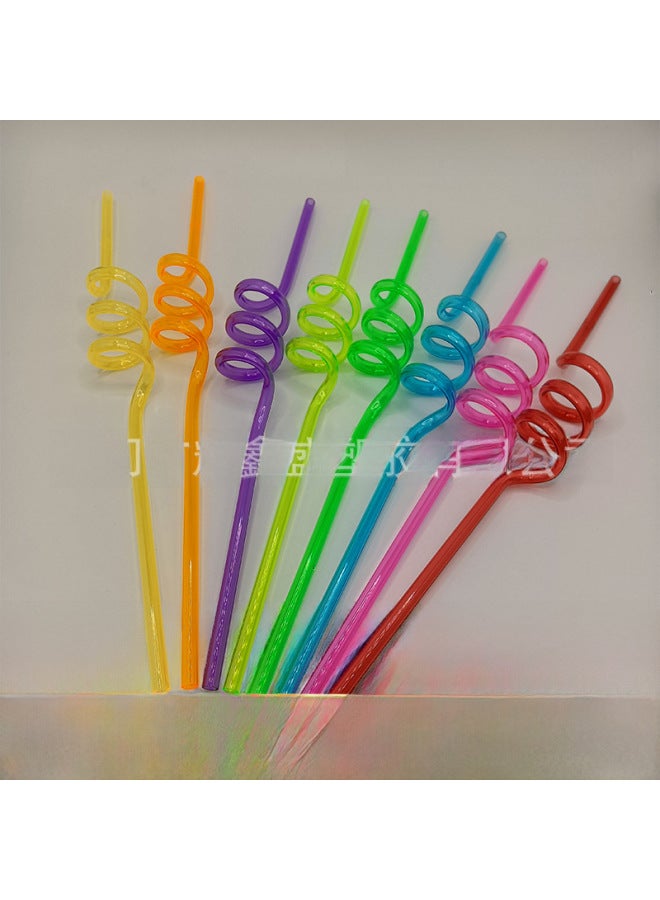 Daily Use Straws/drinking Straws For Restaurants Kitchens Various Sizes Colors Available-Color:Bright Powder-Specifications:6*265mm  - Image 2