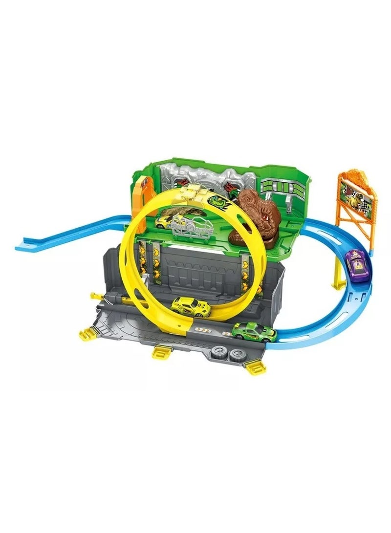 فول جوي حلبة سباق ديناصور مع 4 سيارات  '10-2394543 - Image 2
