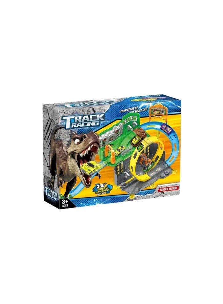 فول جوي حلبة سباق ديناصور مع 4 سيارات  '10-2394543 - Image 4