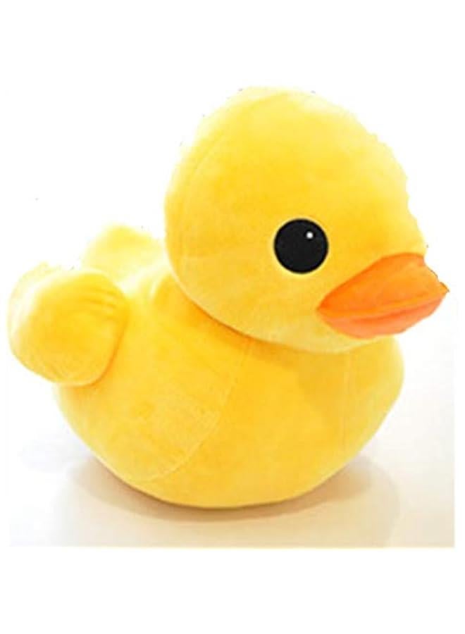 وسادة دمى على شكل بط أصفر محشوة من الفرو الناعم للغاية، لعبة قابلة للاحتضان، هدية للأطفال - Image 1