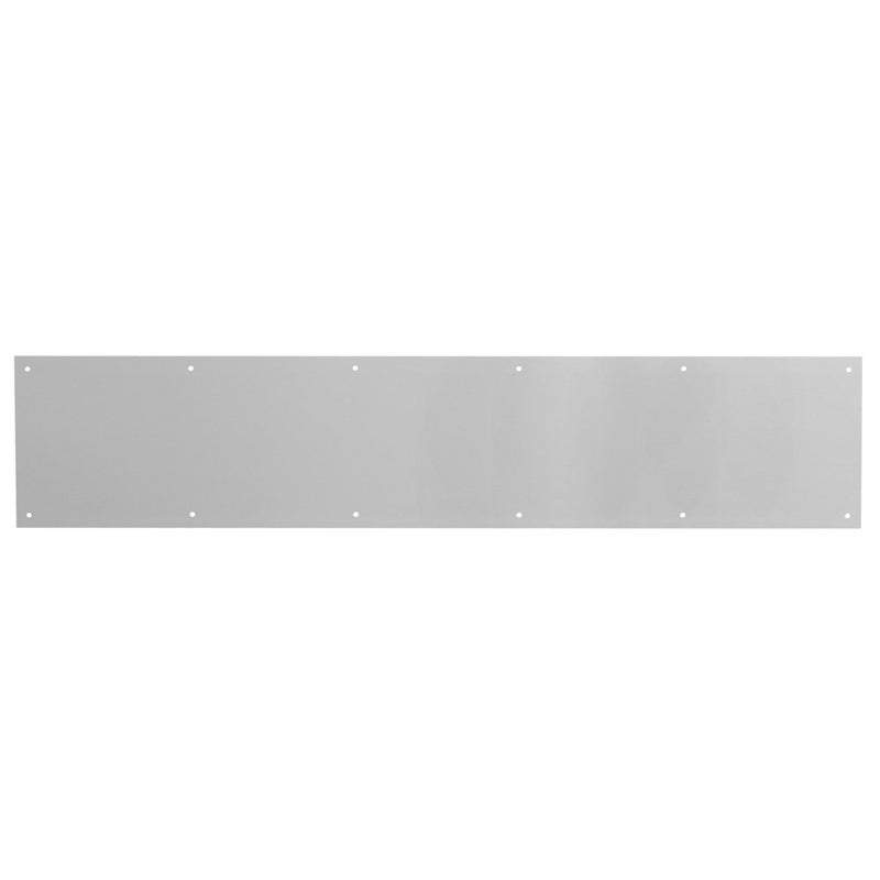 Prime-Line PrimeLine J 4702 6 In x 34 In Aluminum Satin Finish Door Kick Plate Single Pack - Image 2