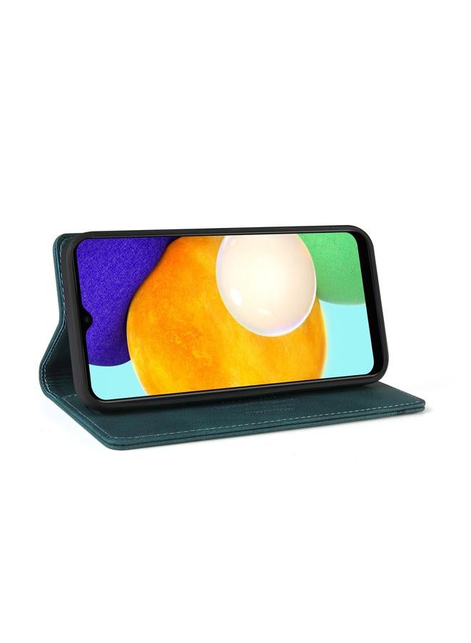 S-TOP Case For Samsung Galaxy A03s Skin Feel Anti-theft Brush Horizontal Flip Leather Case with Holder - Image 5