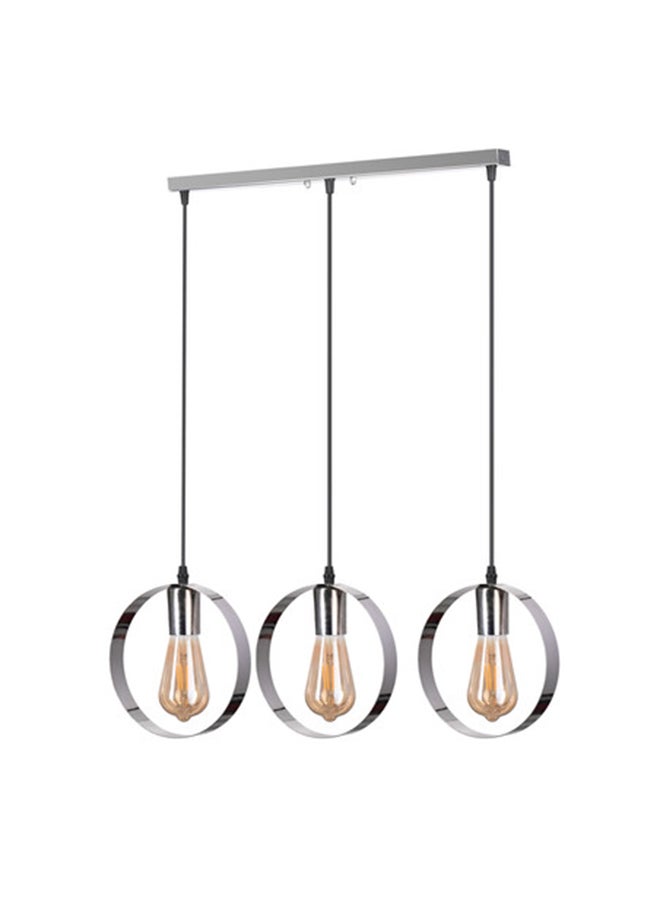 El Rawda Lighting Bolso Stainless Ceiling Lamp | modern decorative LED E27 pendant light ceiling lamp hanging | suitable for any room | | Color: Chrome | Size: 70x67 cm