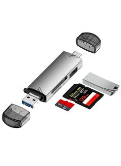 Generic SD Card Reader Dual Connector USB C USB 3.0 Memory Card Reader ...