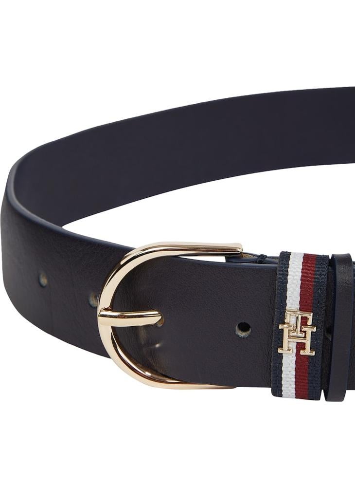 TOMMY HILFIGER Logo Detail Allocated Buckle Hole Belt  - Image 2