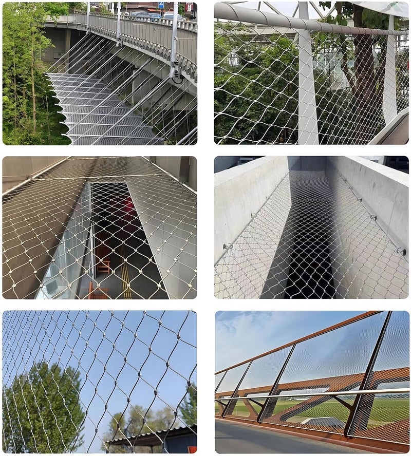 Stainless Steel Chicken Wire Netting 1.5x8m Balcony & Garden Animal Fence Deer Protect Mesh Poultry Enclosure 20cm Hole Size Outdoor Safe Net - Image 5