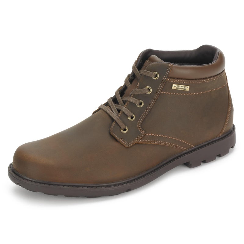 Rockport mens Storm Surge Water Proof Plain Toe chukka boots, Tan, 9.5 W US - Image 4