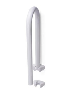 Primanova Safety foldable bar side for bathroom stainless steel white  - Image 2