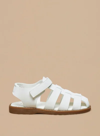 ال بي ال من شو اكسبرس Boys' Sandals with Hook and Loop Closure