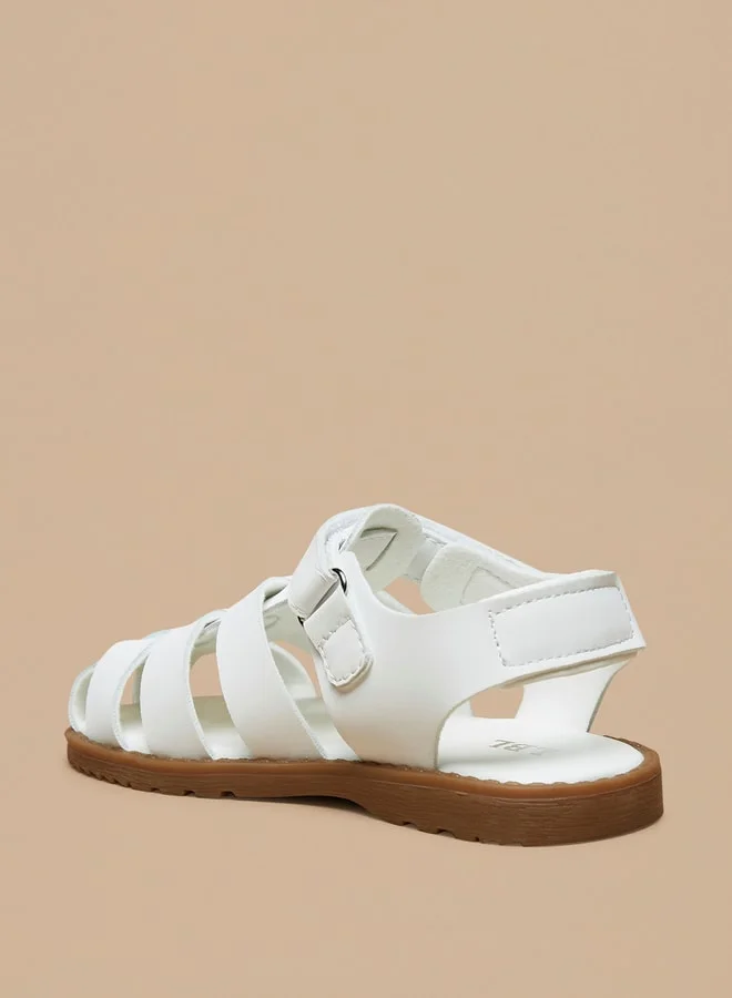 ال بي ال من شو اكسبرس Boys' Sandals with Hook and Loop Closure