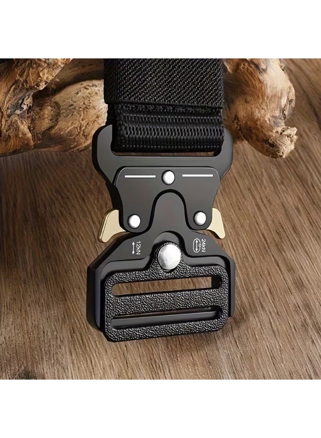 Goolsky Simple Tactical Belt Casual Outdoor Waist Belts Automatic Buckle Belt Jeans Dress Pants Accessories For Women Men - Image 3