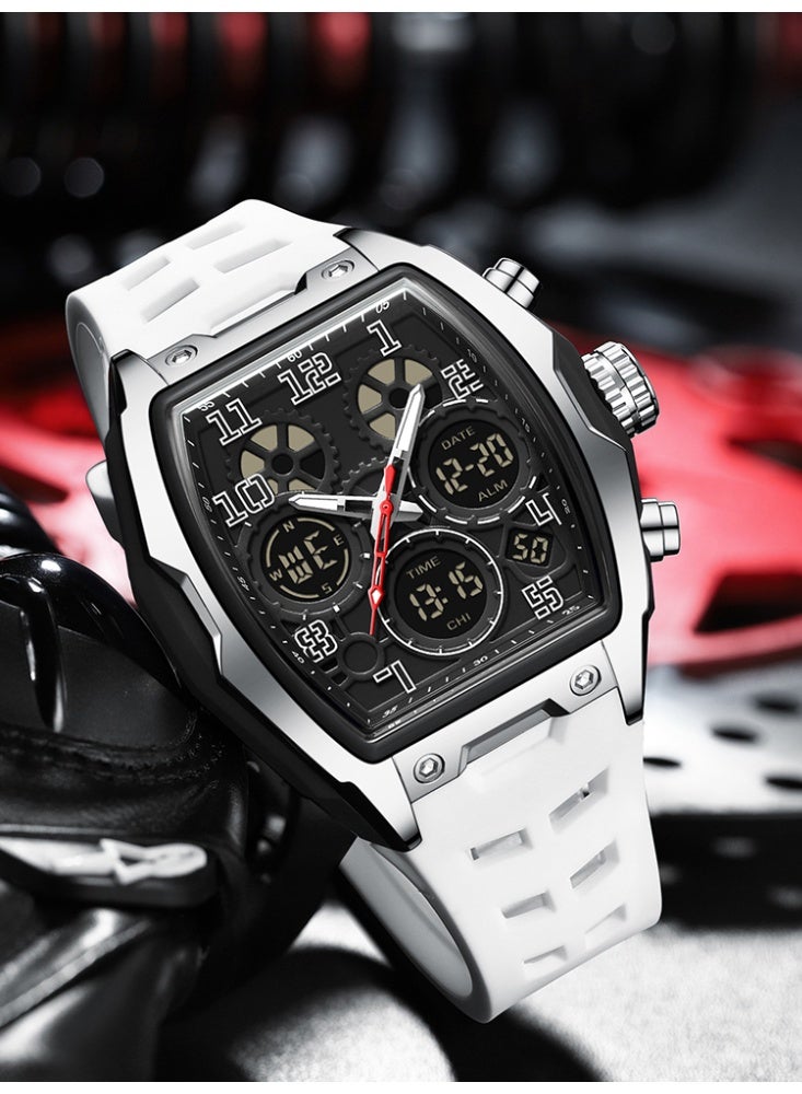 Sanda Fashion Men's Electronic Watch Sports Multi functional Waterproof Night Light Men's Electronic Watch - Image 2