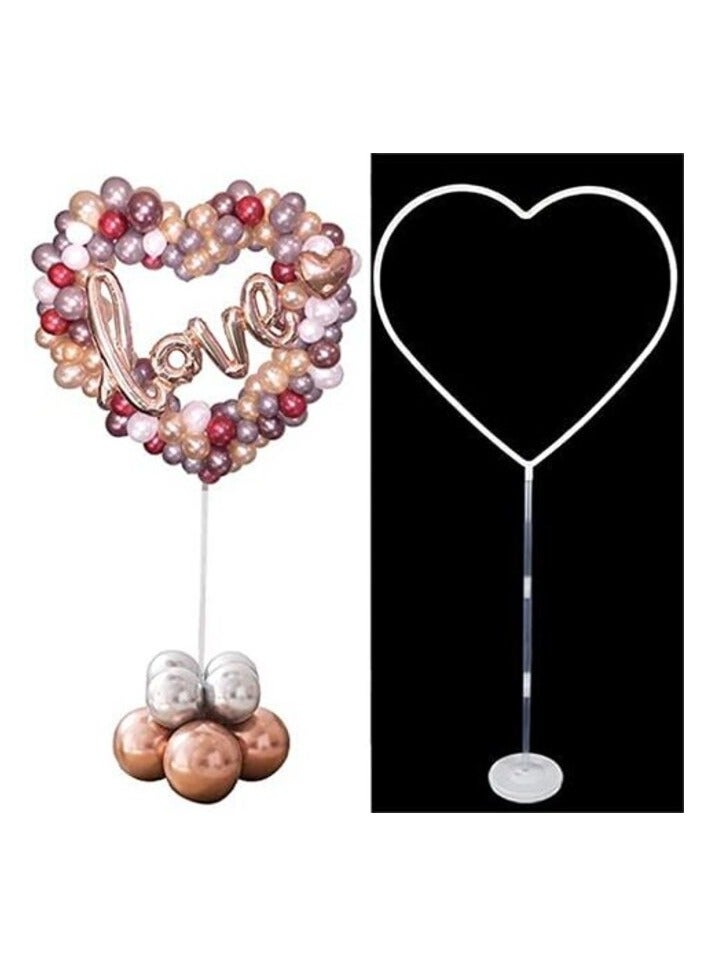 JOLLITY LLC Heart-shaped Balloon Arch Column Stand Kit for Proposal, Birthday, Wedding, Baby Shower, Graduation, Anniversary, Balloon Column Base & Pole Balloons not Included (1 pc) - Image 1